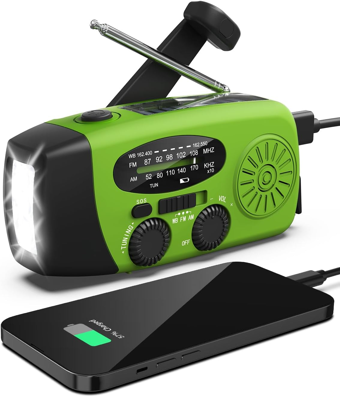 PrepPower™ Emergency Solar Radio & Battery